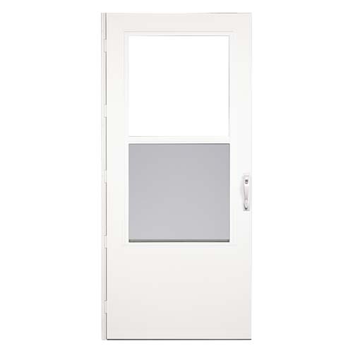 Main 1 - LARSON 370-50 WHITE 32"
REVERSABLE STORM DOOR -