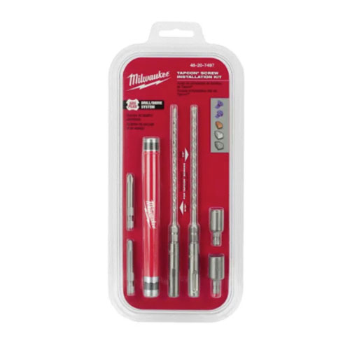 Main 1 - SDS PLUS 7PC & CONCRETE SCREW
INSTALL KIT -