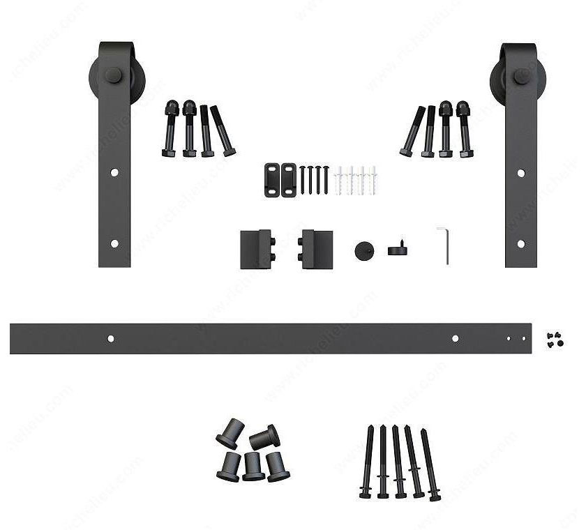 Main 1 - RICHELIEU RUSTIC BARN DOOR TRACK
BLACK 2460302MATPVC -