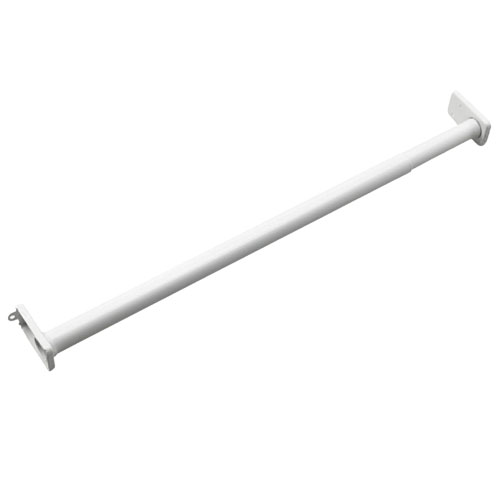 Main 1 - ADJ. CLOSET ROD 72"-96" WHITE -