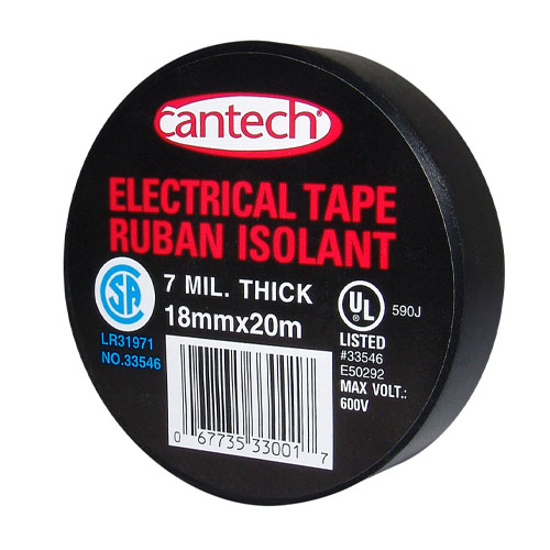 Main 1 - TAPE ELECTRICAL BLACK  330-01 3/
4"X66 -