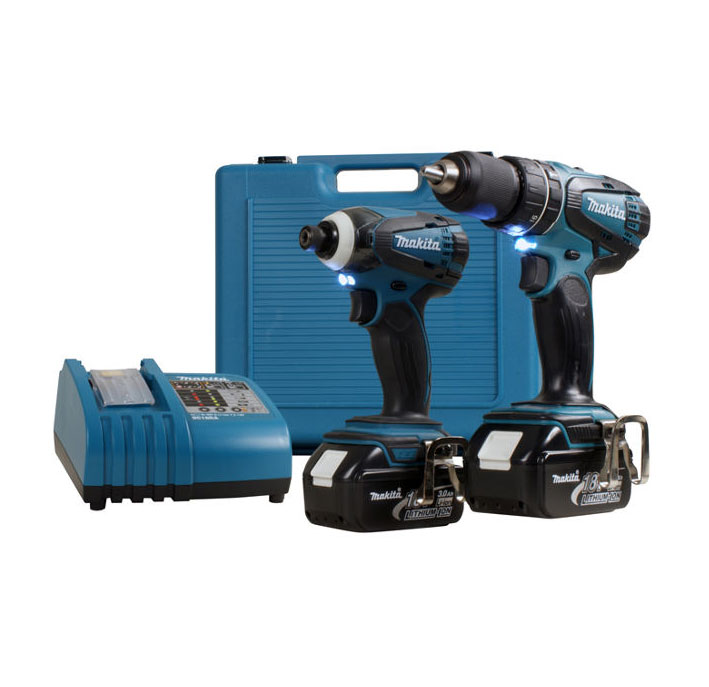 Main 1 - MAKITA 18V LXT 2PC COMBO DRILL
SET -