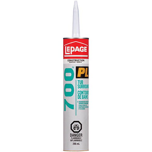 Main 1 - PL700 TUB SURROUND ADHESIVE
300ML -