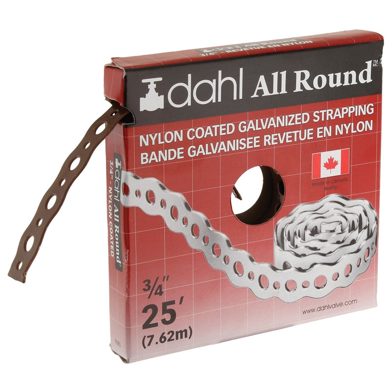 Main 1 - Steel Strapping Nylon Coated
Perforated 3/4INX25FT -