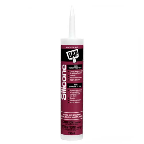 DAP KITCHEN & BATH WHITE 100%
SILICONE 290ML - South End Lumber (Brandon)
