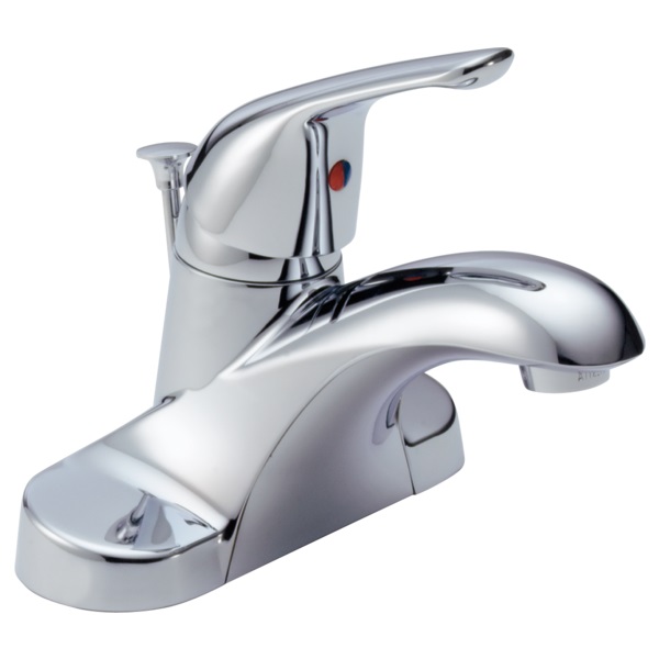 Main 1 - PEERLESS LAVATORY SINGLE HANDLE
CENTERSET FAUCET CHROME
P188624LF-140 -