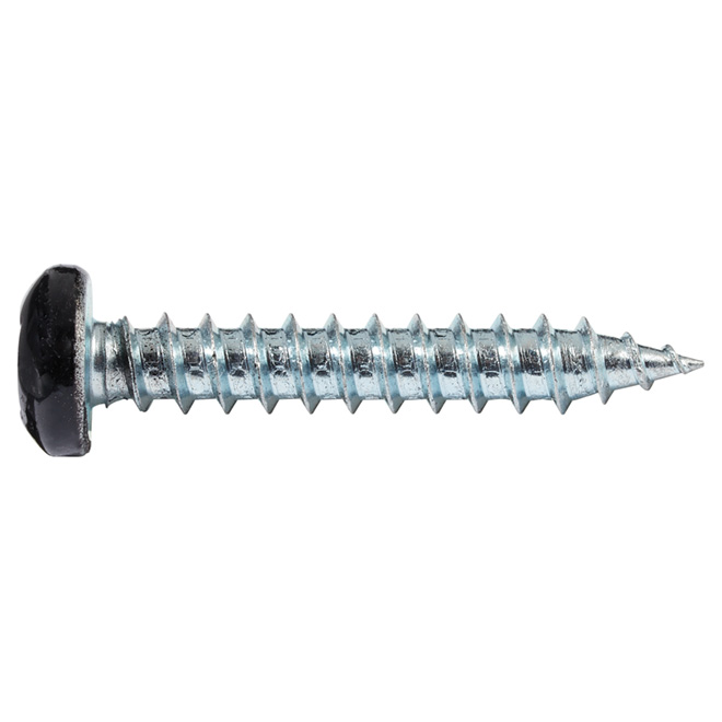 Main 1 - SOFFIT SCREW:#6X5/8 BLACK 100PC -
