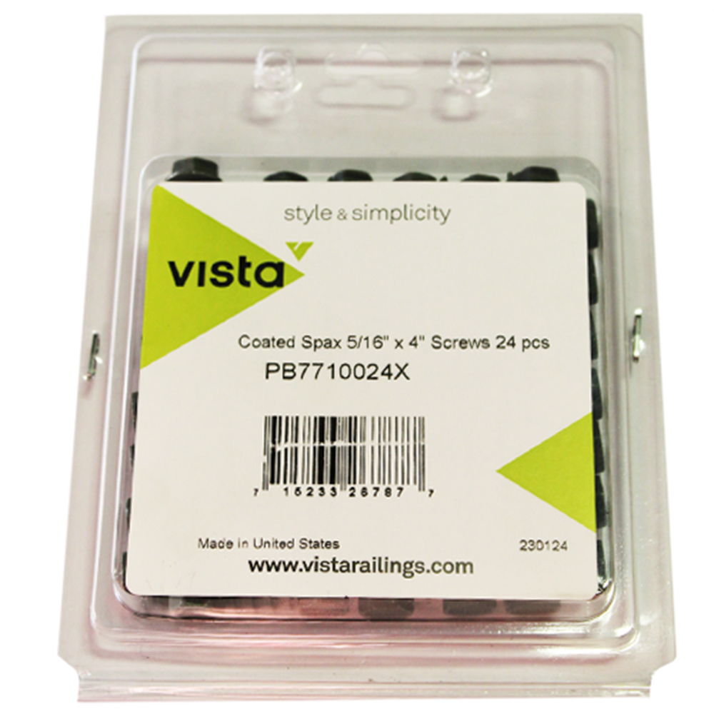 VISTA:LAG BOLT 5/16" X 4" COATED
SPAX 24 PCS PB7710024X - South End Lumber (Brandon)