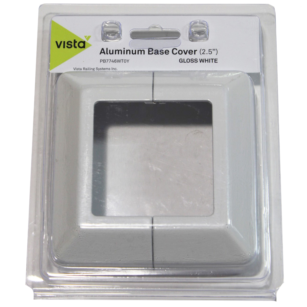 VISTA:BASE PLATE COVER WHITE
2.5" PB7746WTOY - South End Lumber (Brandon)